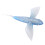 Fliegende Fischform 130 g Weicher Silikon-Köder Blau 3
