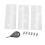 Round Cup Shape PVC Fin Box Replacement for Surfboard Tail Rudder Slot 4