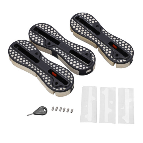 Surfbrett Finnenbox PVC Rundkappe Netzgitter Schlitz 1