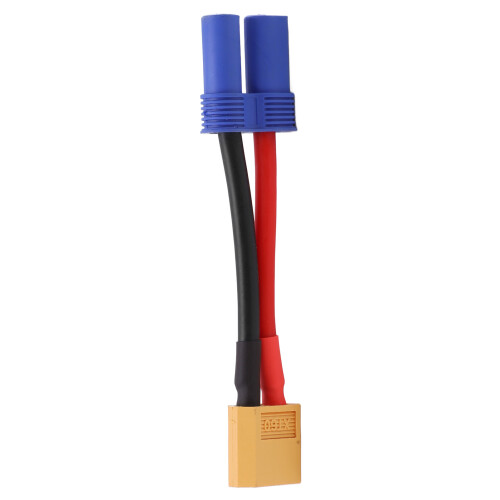 XT60 zu EC5 Kabel 12AWG 95mm Silikon RC 2