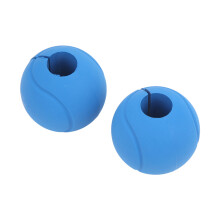 Empuñaduras de silicona para barra de pesas 1 par 6.6x7cm 24mm