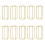 10 PCS 60cm Wedding Flower Stand Floral Display Flower Rack 1