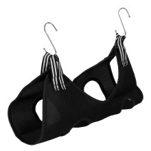 Hamaca de grooming para perros, juego de 10 piezas, negro, talla L, poliéster.
