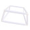 Support de cercle à broder à double épaisseur blanc 2535 cm 12