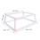 Soporte ClipOn de doble capa rosa 25x35/30x40 cm 2