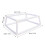 Support de cercle à broder à double épaisseur blanc 2535 cm 2
