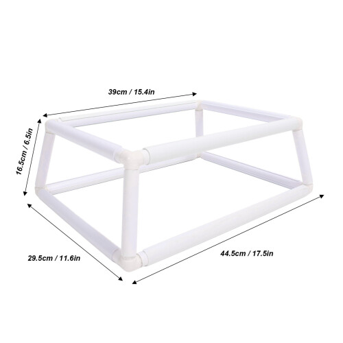 Support de cercle à broder à double épaisseur blanc 2535 cm 1