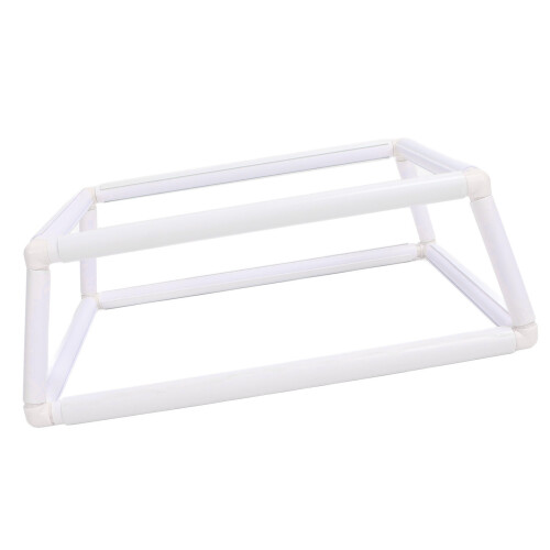 Support de cercle à broder à double épaisseur blanc 2535 cm
