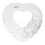 Heart-shaped inflatable swimming ring for pool and beach, durable PVC float 1