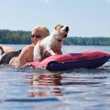 Opblaasbaar surfplank, draagbaar opblaasbaar vlot, effen drijvend bord, surfplank