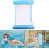 Inflatable Pool Hammock, Floating Mattress, Foldable 4-in-1 Water Hammock (Light 1