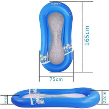 Opblaasbare zwembadhangmat voor volwassenen, drijvend watermatras NEW61