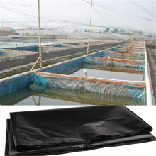 Teichschutzfolie aus dichtem Polyethylen - 2 m x 3 m - schwarz - für Fischteiche, Bachläufe, Duschen