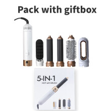 5-in-1 hair dryer with curling iron, straightener and hair brush, hair dryer, multi-functional hair