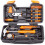 39-piece tool set, general-purpose household tool set, plastic tool box, orange 1