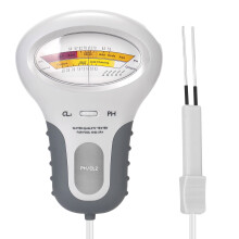 2-in-1 Chlorine pH Tester, Water Quality Tester, CL2 Measurement Tool for Swimming Pool and Aquarium