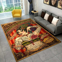 (12-50x80cm 20x32inch) Tattoo Studio Rug Mystic Witchcraft Rug for Living Room Decor Sofa