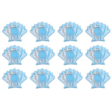 12pcs Glitter Inflatable Drink Floats Cup Holders for Swimming Pool, Water Drink Holders