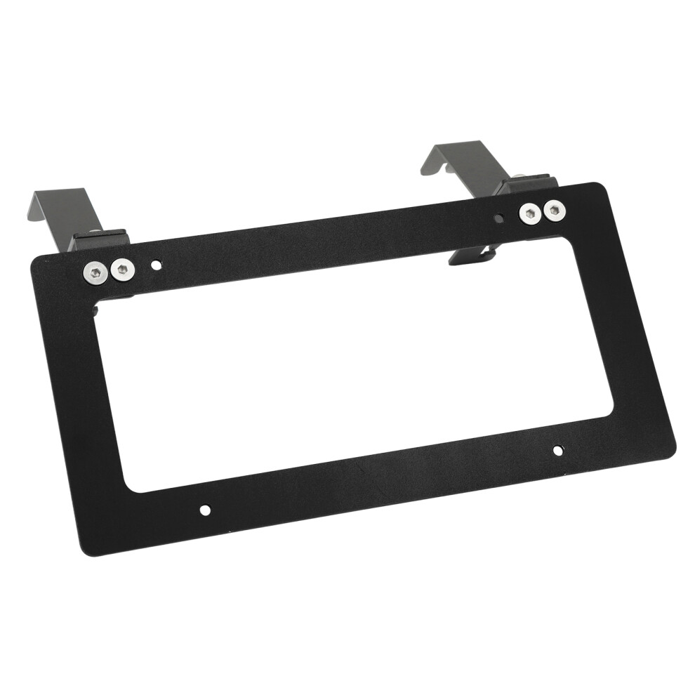Tesla Model 3 2017Â2022 License Plate Mount Kit Aluminium Black 9441332888675