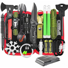 Survival-Kit + Erste-Hilfe-Set + Löschdecke, Mehrzweckzange, Werkzeug, Militärbedarf etc.