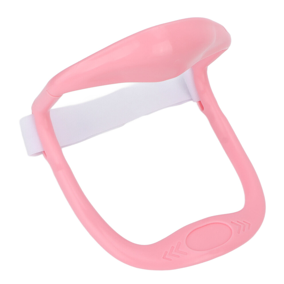 Adjustable Pink Neck Stretcher for Spine Pressure Relief & Support