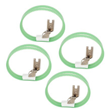 T350 Prensatelas de aro doble de plástico 4 piezas 6,5 cm