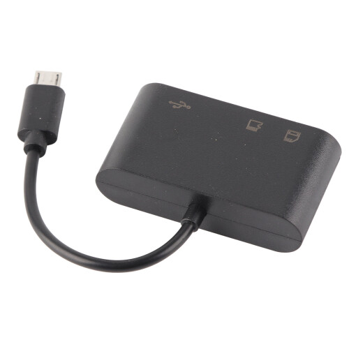 Lector de tarjetas Micro USB ABS USB para Android/PC 1