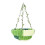 Cama hamaca verde para loro 14x23.5cm/5.51x9.25in 10