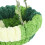 Cama hamaca verde para loro 14x23.5cm/5.51x9.25in 11