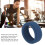 Smart Ring Hülle weiches Silikon dunkelblau Größe 6-10 4