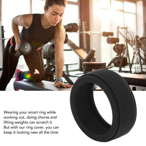 Protection en silicone pour Smart Ring noir S 6-10 2