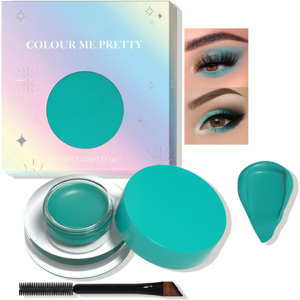 Gogerstar Green,Red,Cream (Green) 3 In 1 Deep Red Gel Eyeliner, Brow Pomade & Eyeshadow Cream Â Smudge-Proof, Matte Finish Â Highly Pigmented Long Lasting Eyeliner Pencil