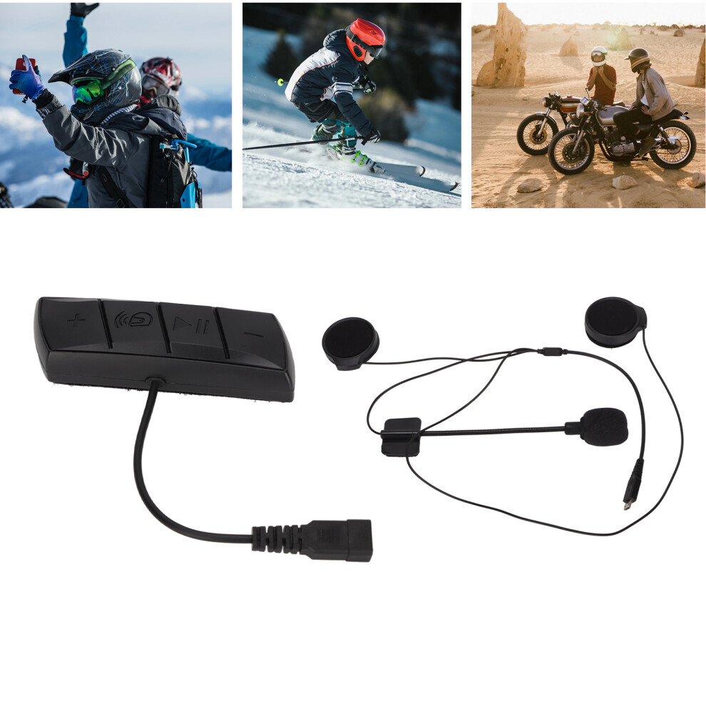 Motorcycle Helmet Bluetooth Headset 500Mah Waterproof Noise Reduction 4171332902921