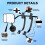 Convex Caravan Towing Mirror Adjustable Caravan Mirrors for Cars 3