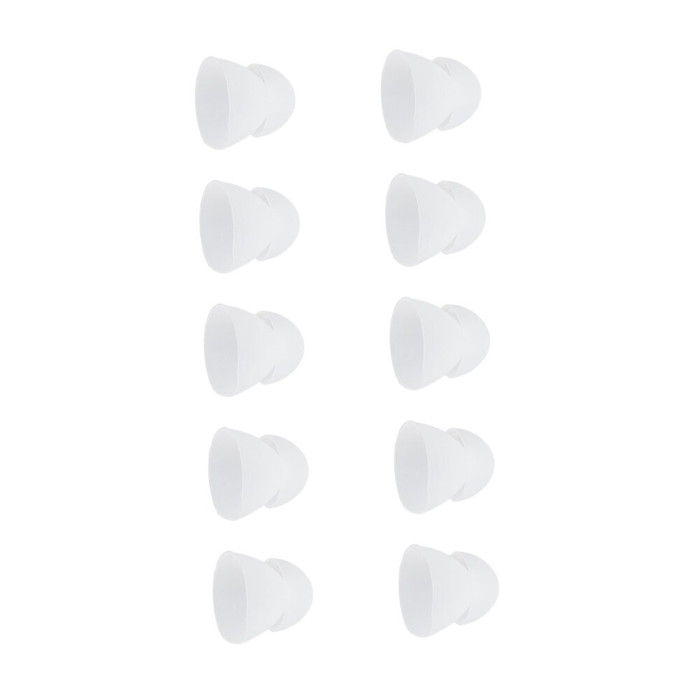 10Pcs/Set Hearing Aid Domes 10mm Double Bass Domes Silicone Earplugs Replacement