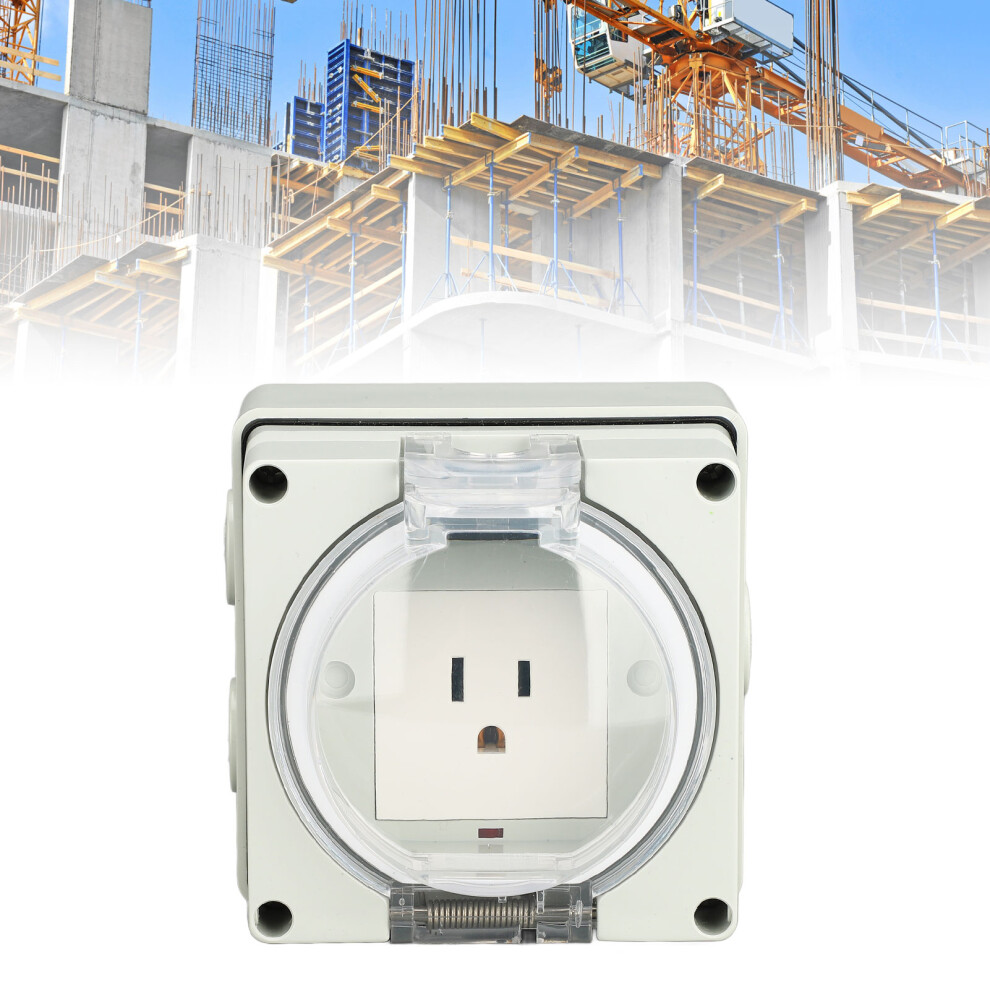 Outdoor Ip66 Waterproof Electrical Outlet 3 Prong 0Â250V Power Socket 5061332906007