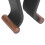 Supporto per cuffie in pelle PU noce, antiscivolo 10