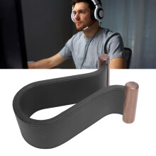 Supporto per cuffie in pelle PU noce, antiscivolo