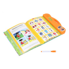 Interactive French & English Sound Book for Kids, 25x23.5cm, Educational Toy