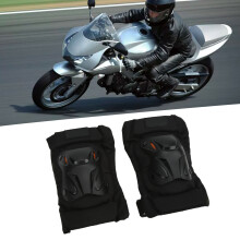 2pcs Motorcycle Elbow Guard Unisex Black Anti-Collision Safety Gear