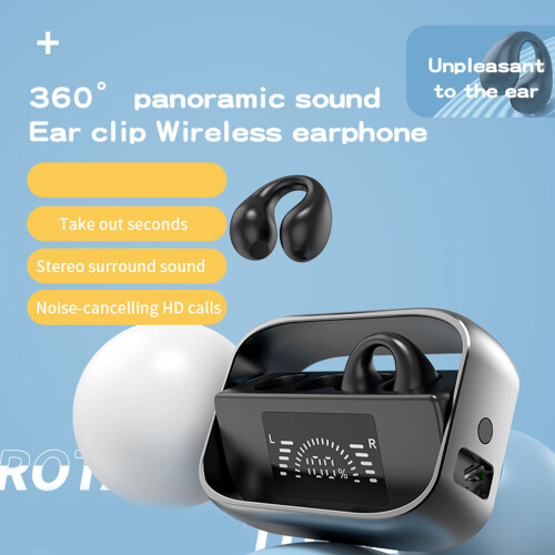 Open Ear BT5.3 Clip-On, 2x30mAh+800mAh, schwarz 2
