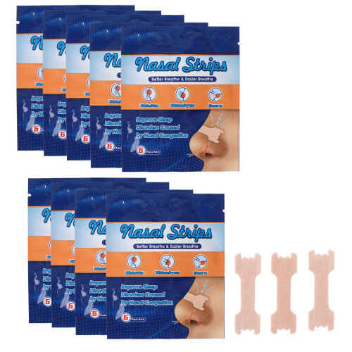 54pcs Nose Strips for Reduced Snoring and Nighttime Congestion 1