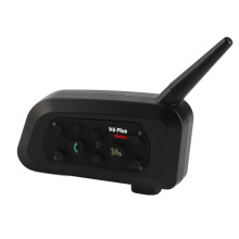 Interfono per casco da moto 1200M con batteria da 850mAh per 6 motociclisti Nuovo