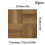 Living And Home (Medium Brown, 10pcs) 12in Wood Grain Parquet Self-adhesive Flooring Tiles 7