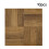 Living And Home (Medium Brown, 10pcs) 12in Wood Grain Parquet Self-adhesive Flooring Tiles 1