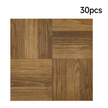 (Medium Brown, 30pcs) 12in Wood Grain Parquet Self-adhesive Flooring Tiles