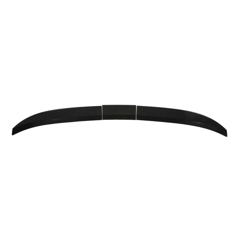 3 Pcs Gloss Rear Trunk Spoiler Lip For Sedan Universal Adjustable Wing Black 5011332917039