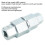 Herramienta de eje hexagonal para motocicleta 17mm 19mm 22mm 24mm ABS 9
