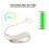 Amplificateur auditif argenté version améliorée 25 mAh 6