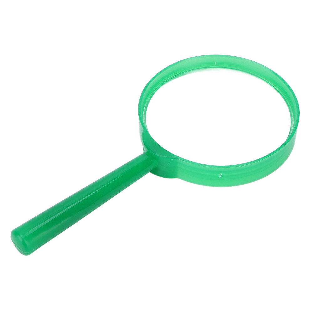 Green Compact Handheld Magnifier With Scratch Proof Acrylic Lens